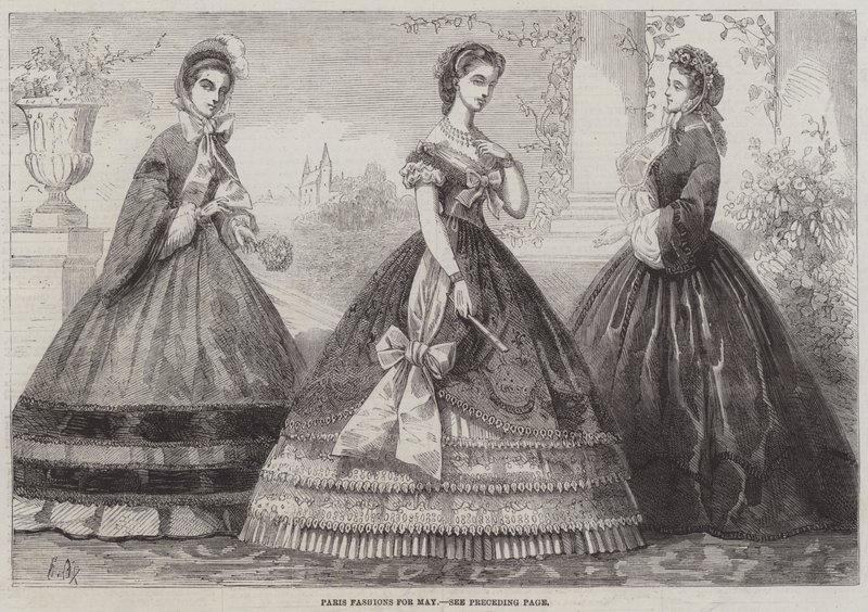 Paryska moda na maj autorstwa Frederic Theodore Lix