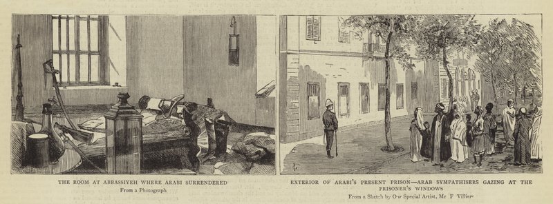 Uwięzienie Arabiego Paszy autorstwa Frederic Villiers