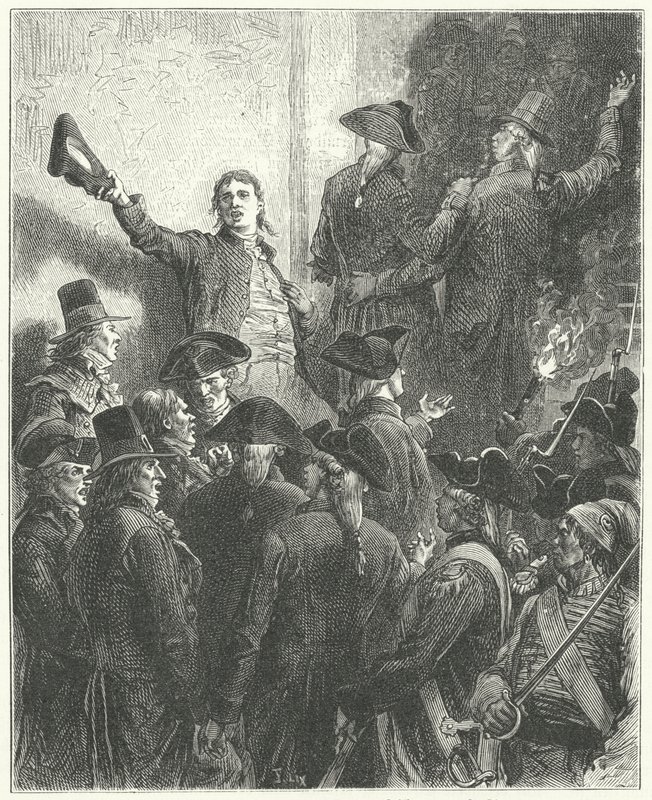 Upadek Girondins autorstwa Frederic Theodore (after) Lix