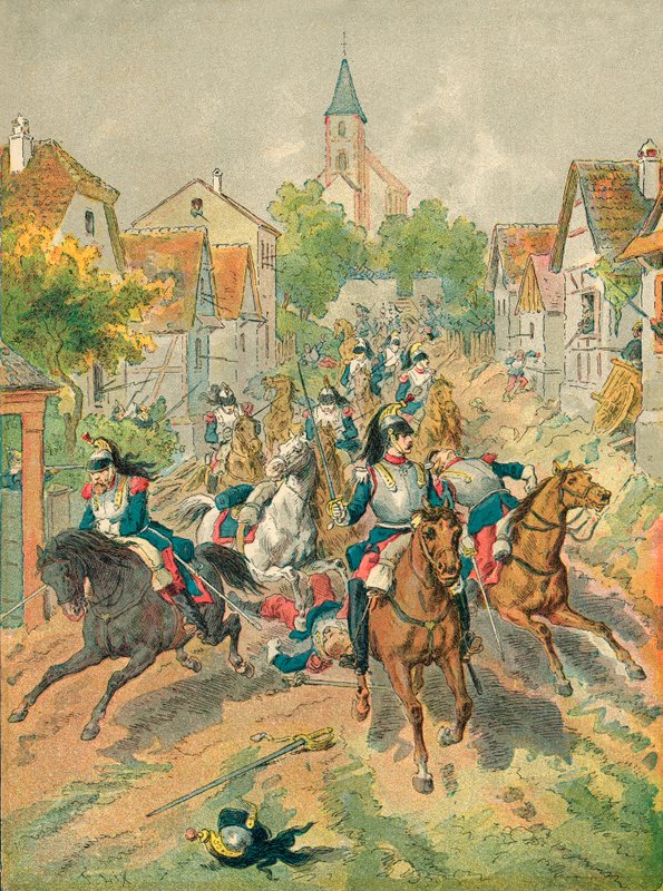 Kirasjerzy Reichshoffen autorstwa Frederic Theodore Lix