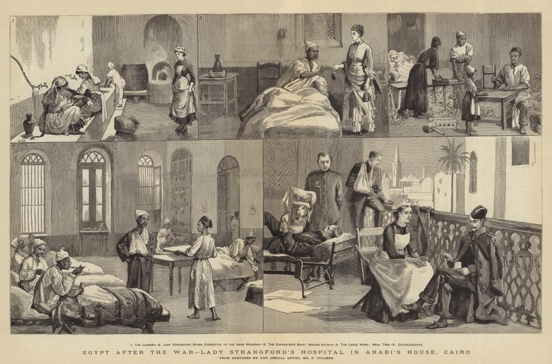 Egipt po wojnie, szpital Lady Strangford w Arabi