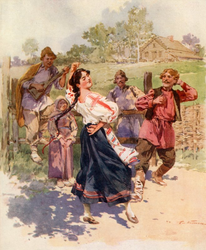 Taniec w Małej Rosji autorstwa Frederic de Haenen