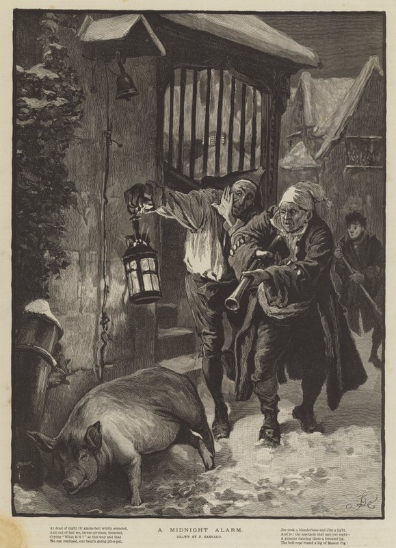 Alarm o północy autorstwa Frederick Barnard