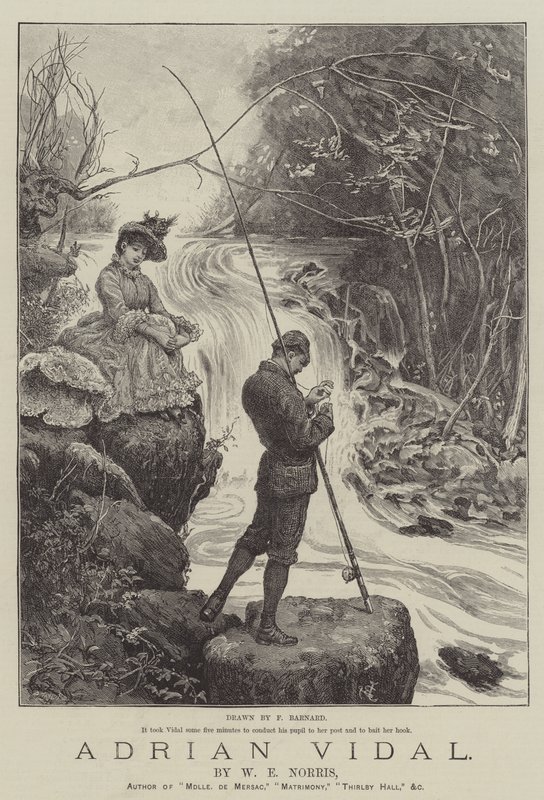Adrian Vidal, autor: W E Norris autorstwa Frederick Barnard