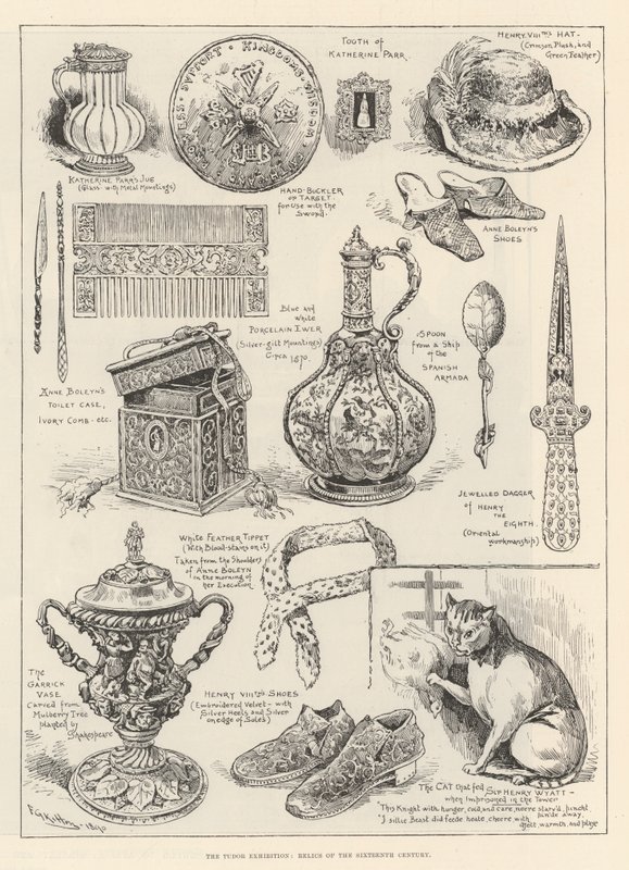 Wystawa Tudorów, Relikwie XVI w. autorstwa Frederick George Kitton