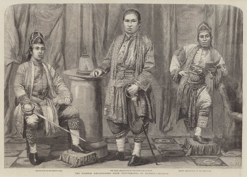 Ambasadorzy Syjamscy autorstwa Frederick John Skill