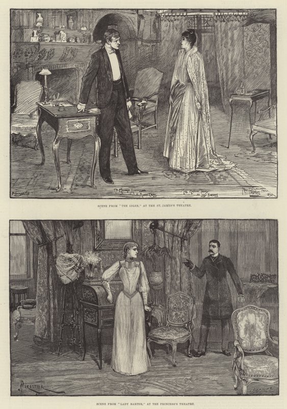 Sztuki widowiskowe w Londynie autorstwa Frederick Pegram