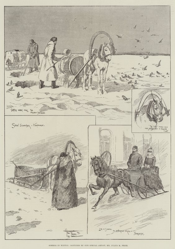 Syberia zimą autorstwa Frederick Pegram