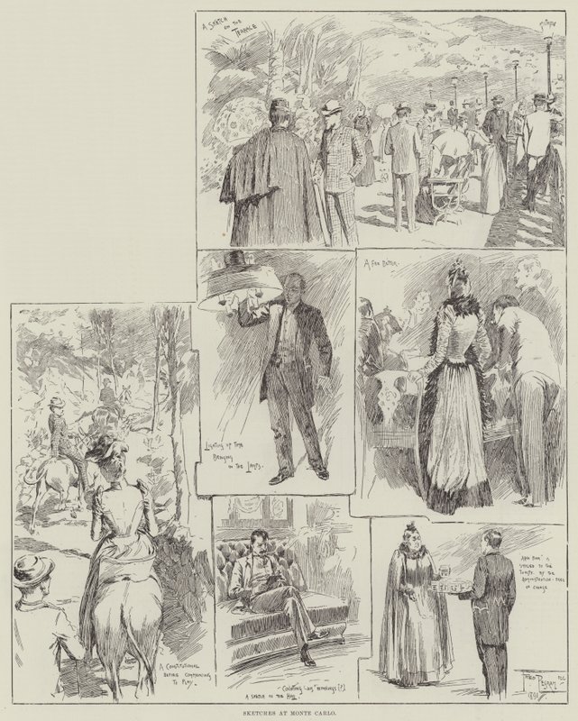 Szkice w Monte Carlo autorstwa Frederick Pegram