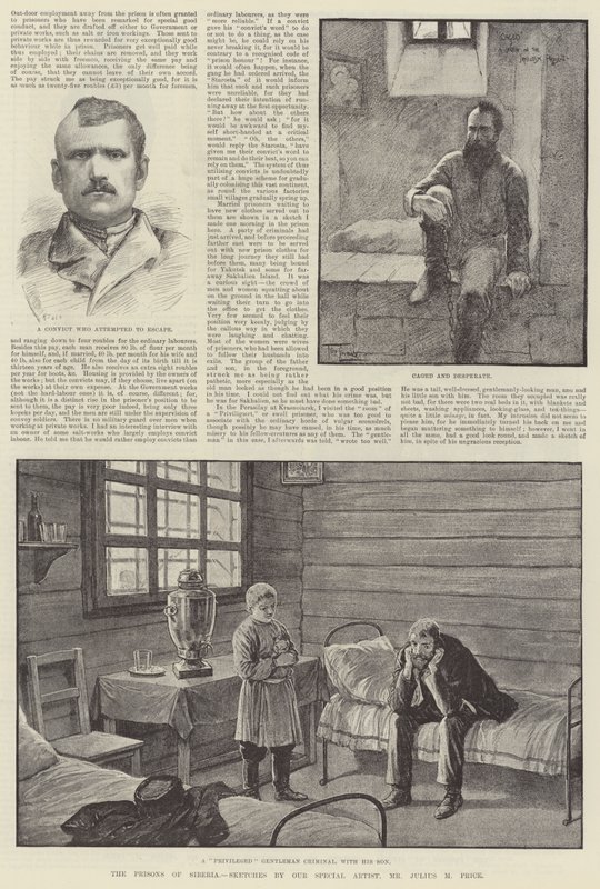 Więzienia Syberii autorstwa Frederick Pegram