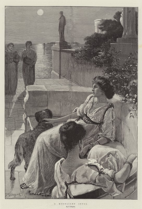 Księżycowa sielanka autorstwa Frederick Sargent