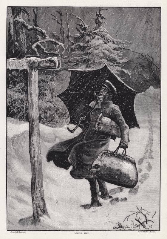 Czas na obiad!!! (rytownictwo) autorstwa Frederick (attr. to) Barnard