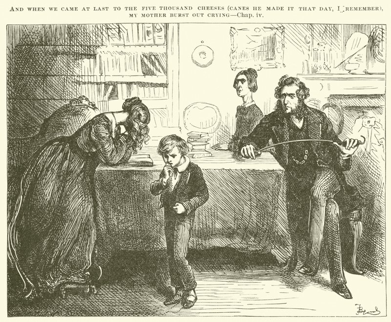 Ilustracja do Davida Copperfielda autorstwa Frederick Barnard