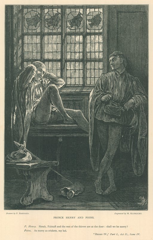Ilustracja do króla Henryka IV, część I autorstwa Frederick Barnard