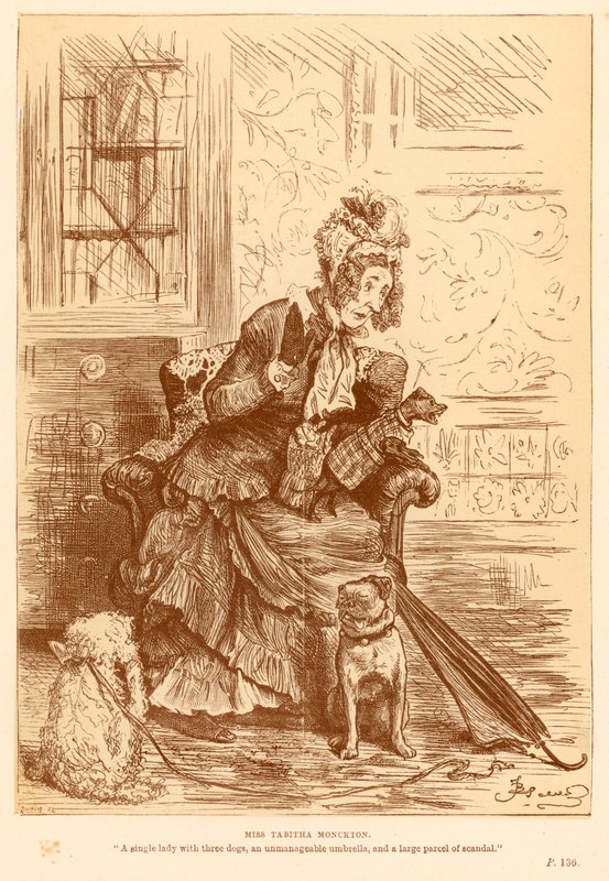 Panna Tabitha Monckton autorstwa Frederick Barnard