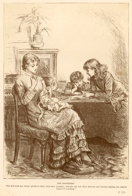 Guwernantka autorstwa Frederick Barnard
