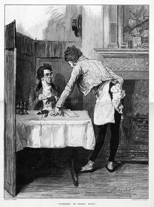 Turcja to Hoff, Sir! (rytownictwo) autorstwa Frederick Barnard