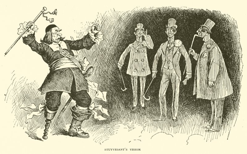 Wizja Stuyvesants autorstwa Frederick Burr Opper