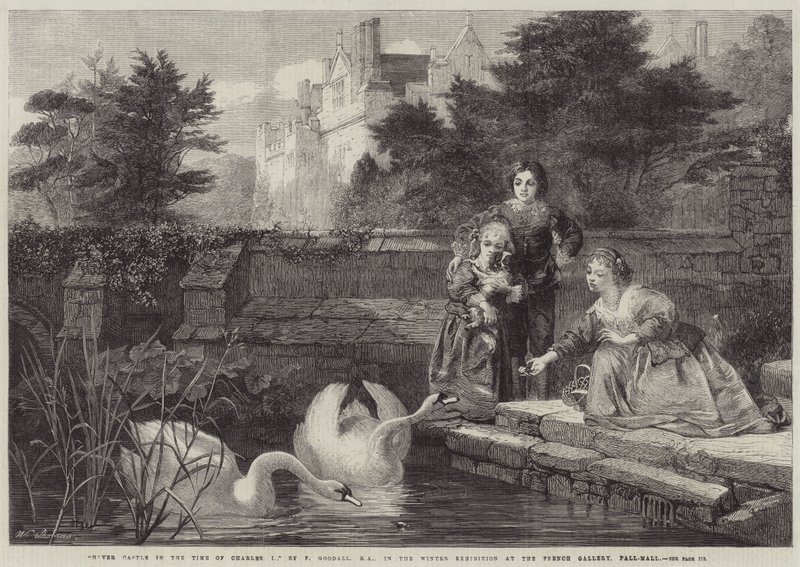 Zamek Hever w czasach Karola I autorstwa Frederick Goodall