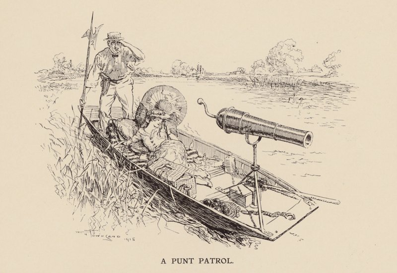 Punt Patrol (litografia) autorstwa Frederick Henry Townsend
