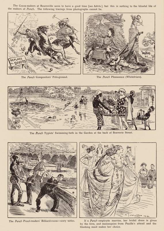 Rysunki z "Punch" (litografia) autorstwa Frederick Henry Townsend