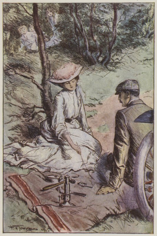 Ilustracja do Oni autorstwa Rudyarda Kiplinga (kolor lito) autorstwa Frederick Henry Townsend