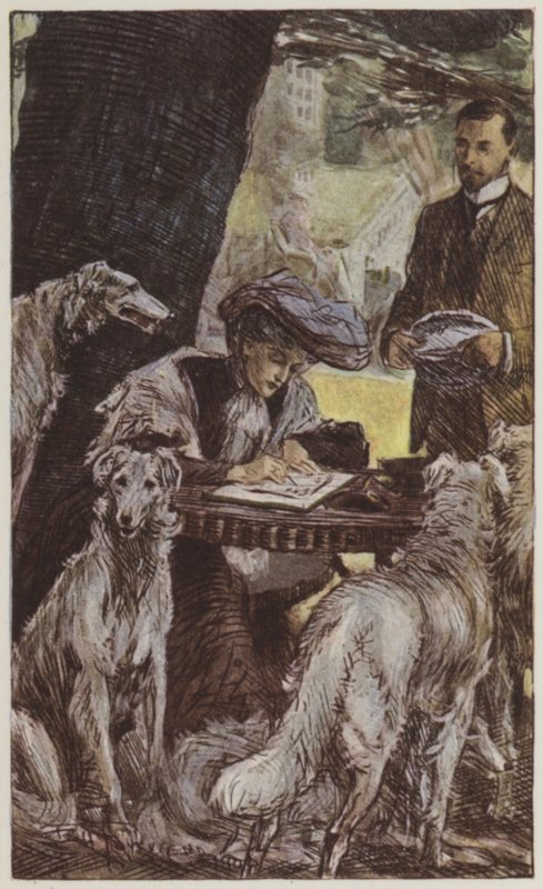 Ilustracja do Oni autorstwa Rudyarda Kiplinga (kolor lito) autorstwa Frederick Henry Townsend