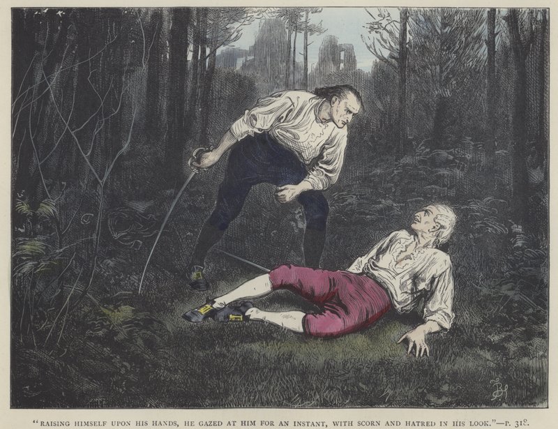 Ilustracja do Barnaby Rudge autorstwa Frederick L. Bernard