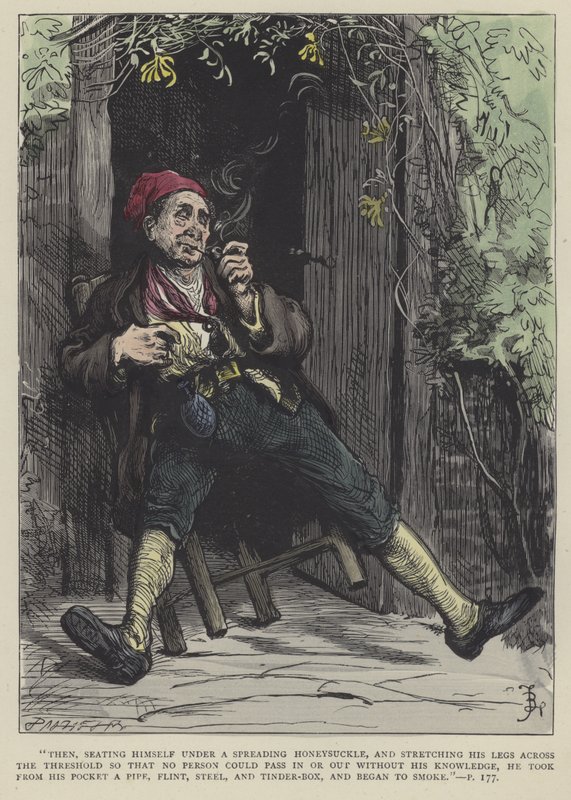 Ilustracja do Barnaby Rudge autorstwa Frederick L. Bernard