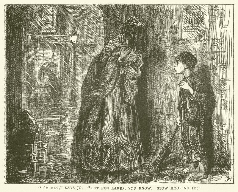 Ilustracja do Ponurego Domu autorstwa Frederick L. Bernard