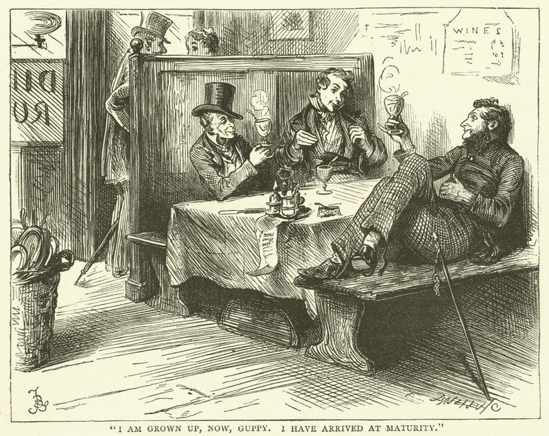 Ilustracja do Ponurego Domu autorstwa Frederick L. Bernard