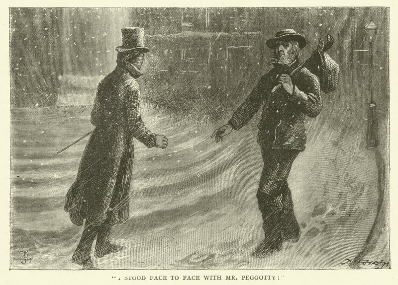 Ilustracja do Davida Copperfielda autorstwa Frederick L. Bernard