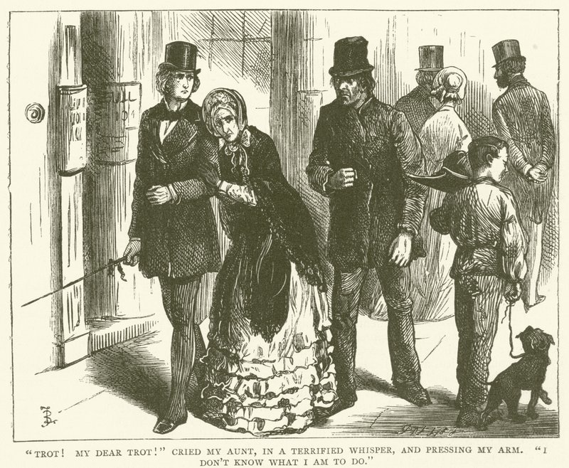 Ilustracja do Davida Copperfielda autorstwa Frederick L. Bernard