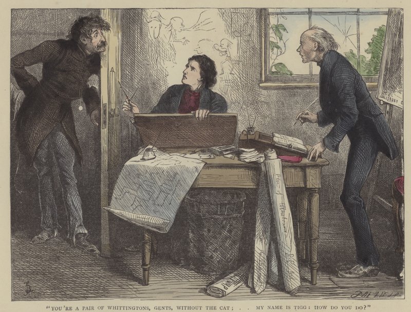Ilustracja dla Martina Chuzzlewita autorstwa Frederick L. Bernard