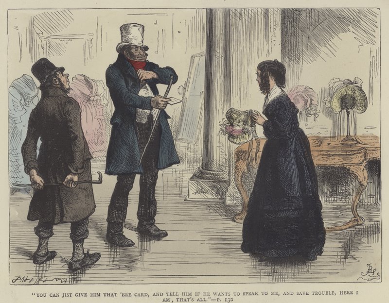 Ilustracja do Mikołaja Nickleby autorstwa Frederick L. Bernard