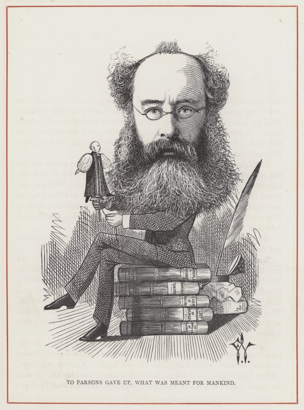 Anthony Trollope, powieściopisarz autorstwa Frederick Waddy