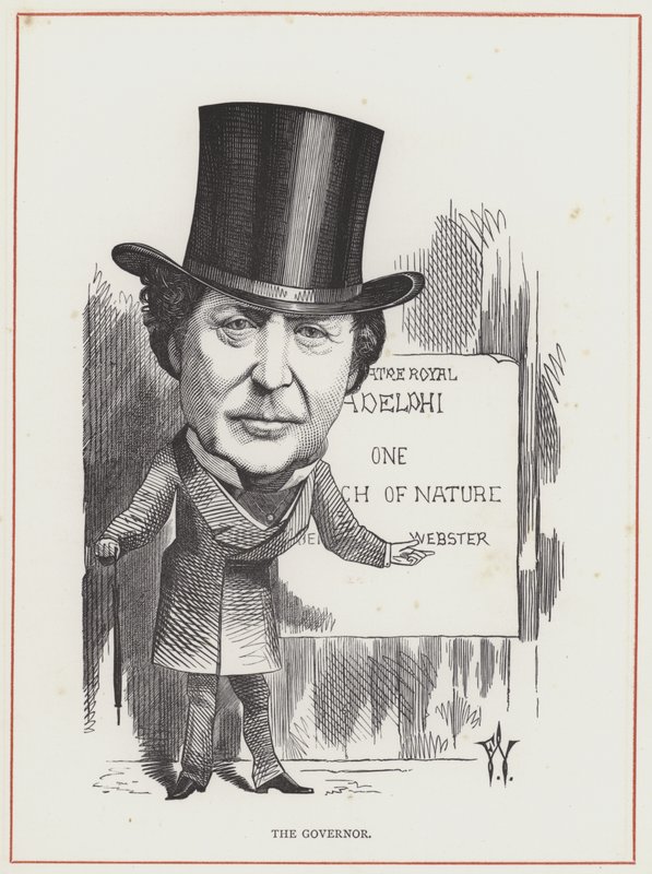 Benjamin Webster, aktor autorstwa Frederick Waddy