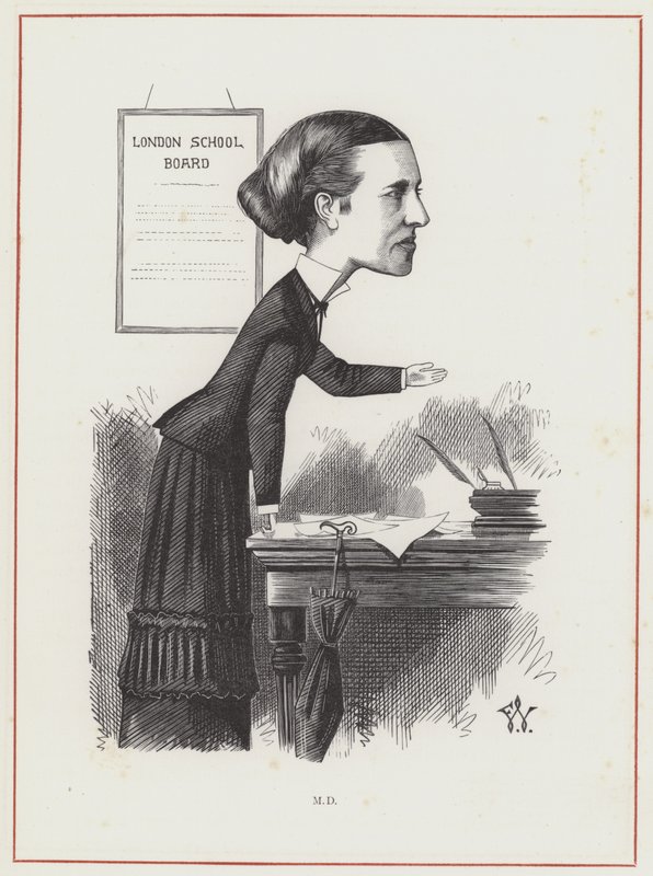 Dr Garrett Anderson autorstwa Frederick Waddy
