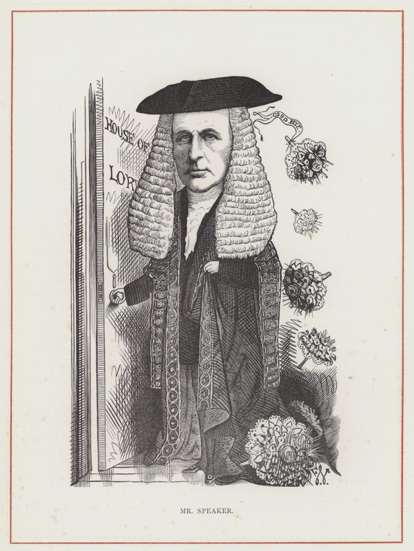 J Evelyn Denison, Pan Mówca autorstwa Frederick Waddy