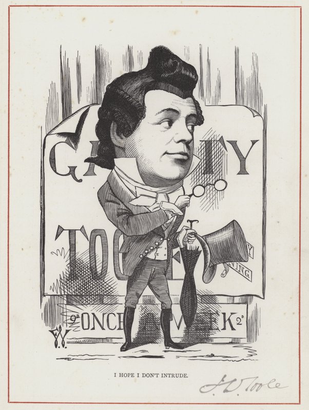 J L Toole, komik autorstwa Frederick Waddy