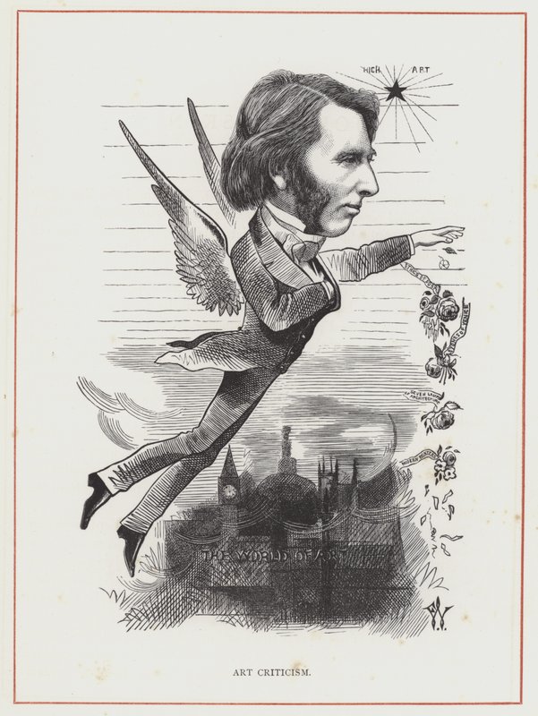John Ruskin, Krytyka sztuki autorstwa Frederick Waddy
