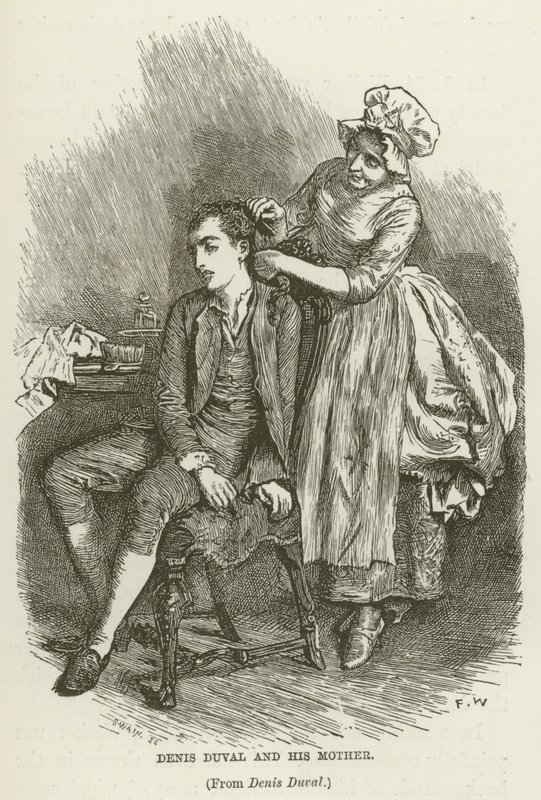 Denis Duval i jego matka autorstwa Frederick Walker