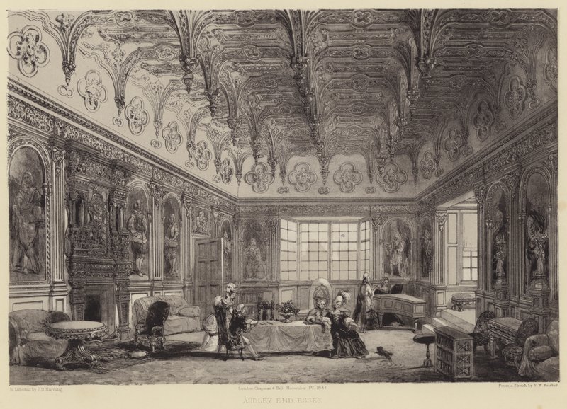 Audley End, Essex autorstwa Frederick William Fairholt