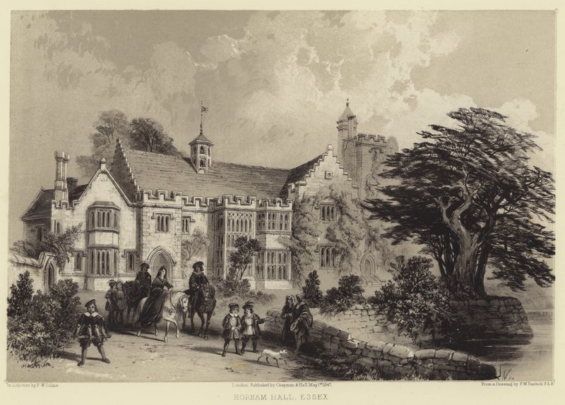 Horham Hall, Essex autorstwa Frederick William Fairholt