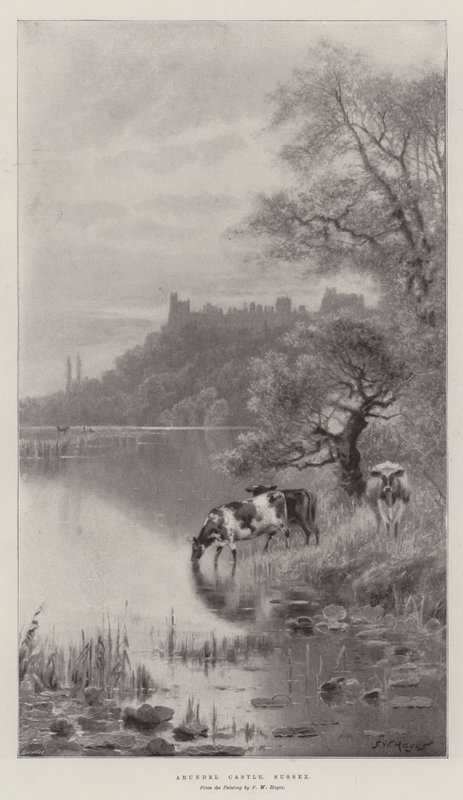 Zamek Arundel, Sussex autorstwa Frederick William Hayes