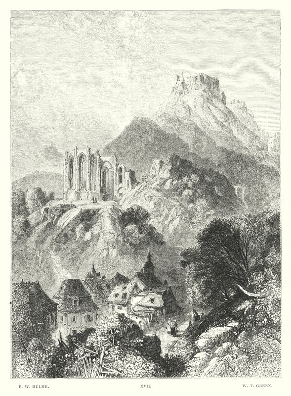 Childe Harold Lorda Byrona, Canto III, Stanza 46 (grawerowanie) autorstwa Frederick William Hulme