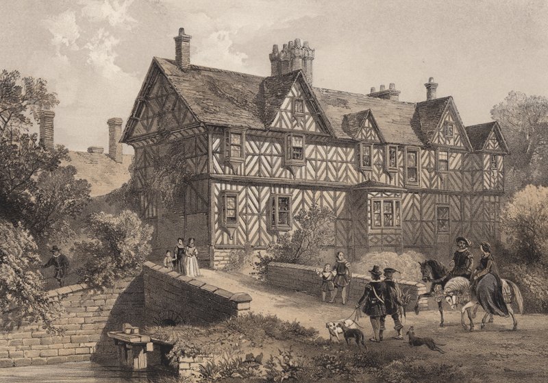 Pitchford Hall, Shropshire autorstwa Frederick William Hulme