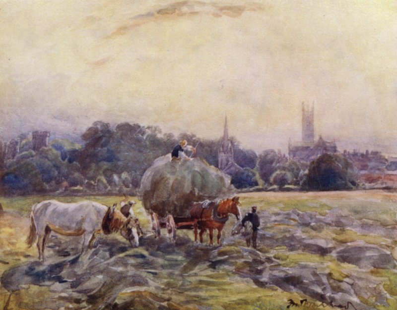 Hayfield, Warwick autorstwa Frederick William Newton Whitehead