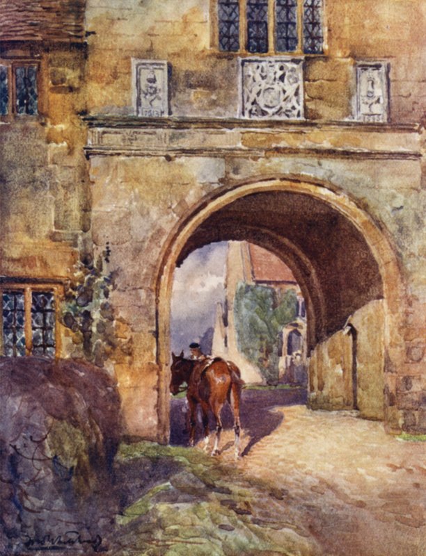 Dwór Wormleyton autorstwa Frederick William Newton Whitehead
