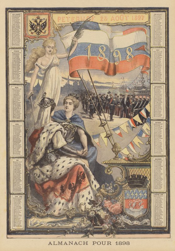 Almanach na rok 1898 autorstwa French School